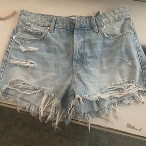 Never worn ZARA denim shorts